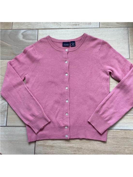 Hillard & Hanson Sweaters - Hillard & Hanson 100% Cashmere Cardigan Classic Small Button-Front Crewneck Prep